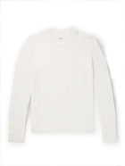 SÉFR - Rufus Merino Wool-Blend Sweater - White - S