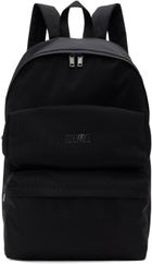 MM6 Maison Margiela Black Three-Pocket Cordura Backpack
