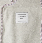 Thom Browne - Striped Melangé Cotton Blazer - Gray