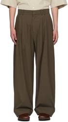 Studio Nicholson Brown Line Trousers