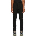 Boris Bidjan Saberi Black Resin-Dyed Jeans