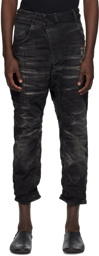 Boris Bidjan Saberi Black Faded Jeans