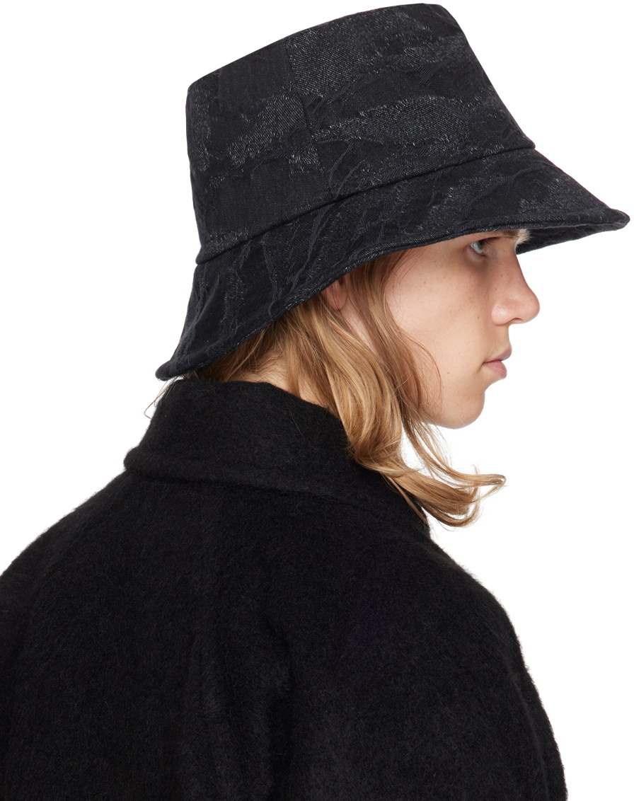 Jan-Jan Van Essche Black #9 Bucket Hat Jan-Jan Van Essche