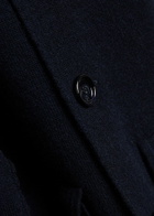 Allude Turtle-neck Wool and Cashmere-blend Cardigan Black