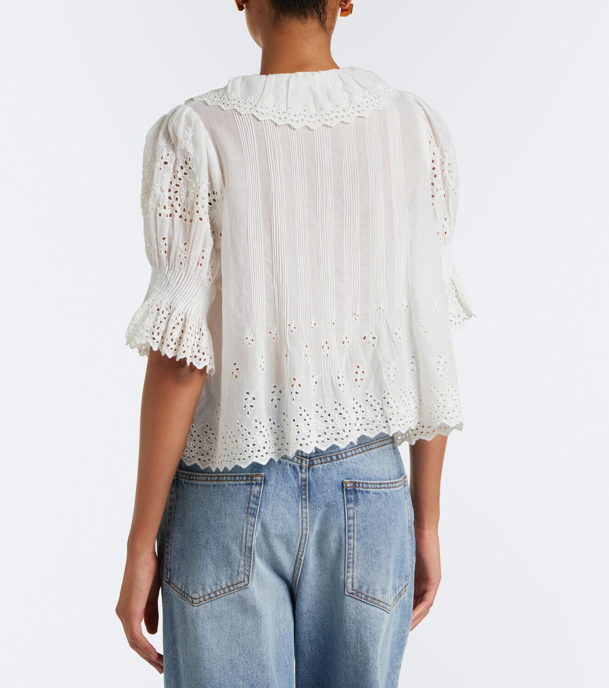 Dôen Henri broderie anglaise cotton top