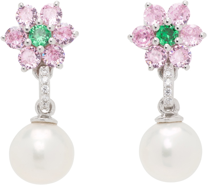 Photo: VEERT Flower Freshwater Pearl Earrings