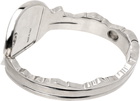 MM6 Maison Margiela Silver Cuff Bracelet