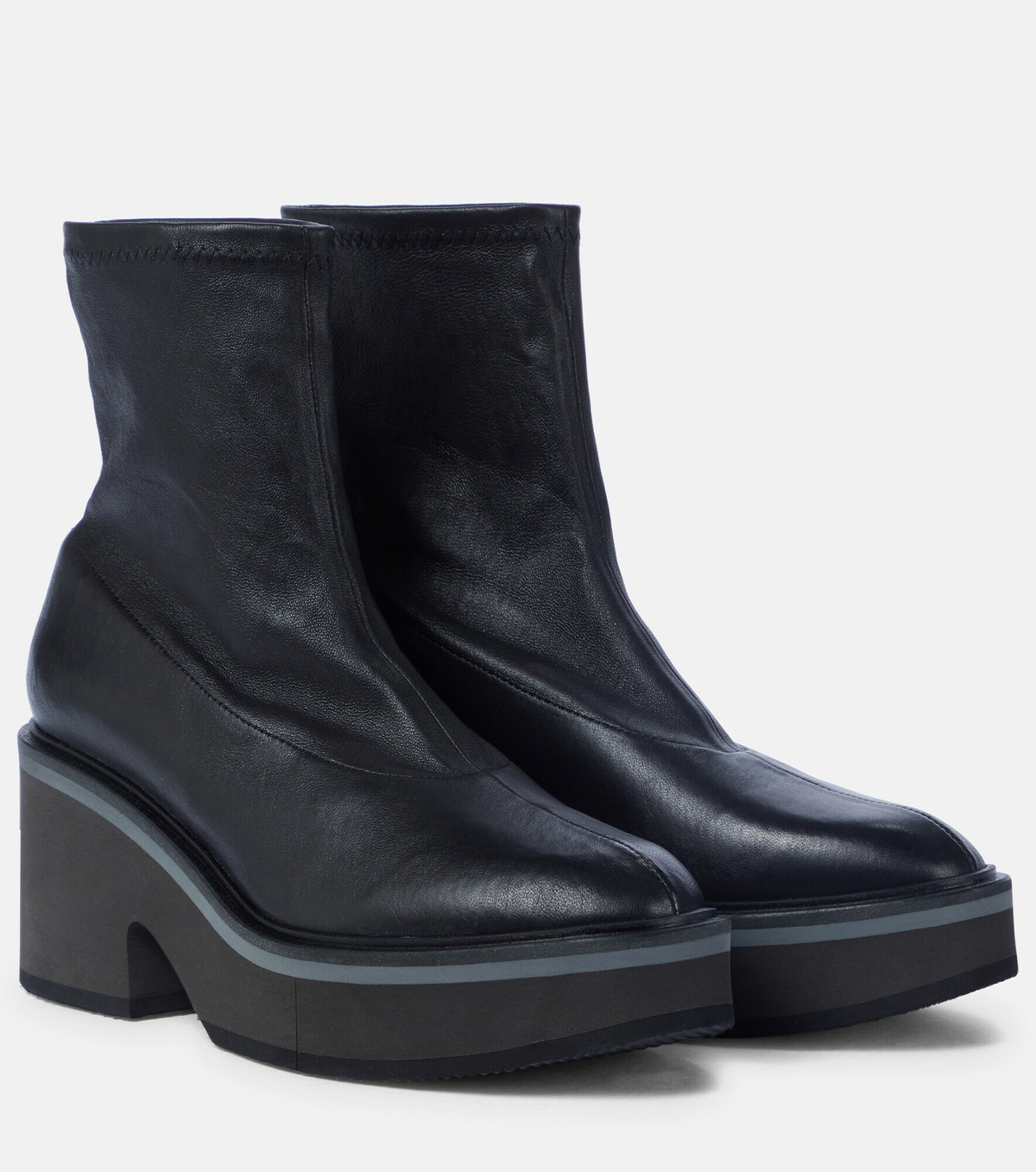 Clergerie - Albane leather sock boots Clergerie
