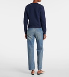 Valentino Embroidered cotton jersey sweatshirt