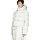 Kanghyuk Off-White Cropped Down Parka