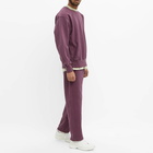 Les Tien Men's Vintage Heavyweight Crew Sweat in Raspberry