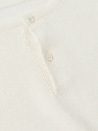 Anderson & Sheppard - Linen Henley T-Shirt - White