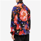 Awake NY Men's Floral Fleece Jacket in Multi