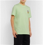 adidas Originals - Printed Cotton-Jersey T-Shirt - Green