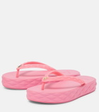 Jimmy Choo - Diamond logo platform thong sandals