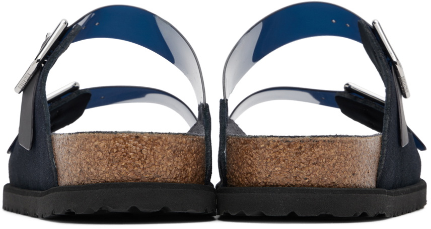 Birkenstock Navy 1774 Arizona PVC Milky Sandals Birkenstock