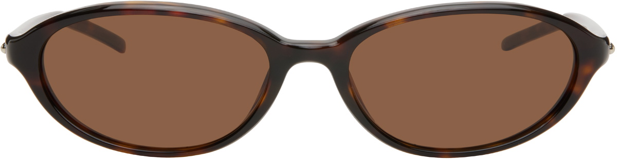 CHIMI Brown Elipse Sunglasses