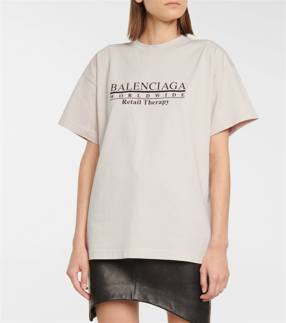 Balenciaga - Retail Therapy cotton jersey T-shirt Balenciaga