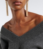 Tom Ford Aion brass earrings