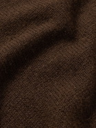 TOM FORD - Cashmere and Wool-Blend Mock-Neck Sweater - Brown