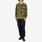 MASTERMIND WORLD Men's Camo Crew Sweatshirt in Woodland