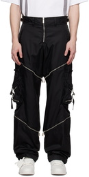 Off-White Black Zip Cargo Pants