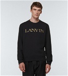 Lanvin - Embroidered cotton sweatshirt
