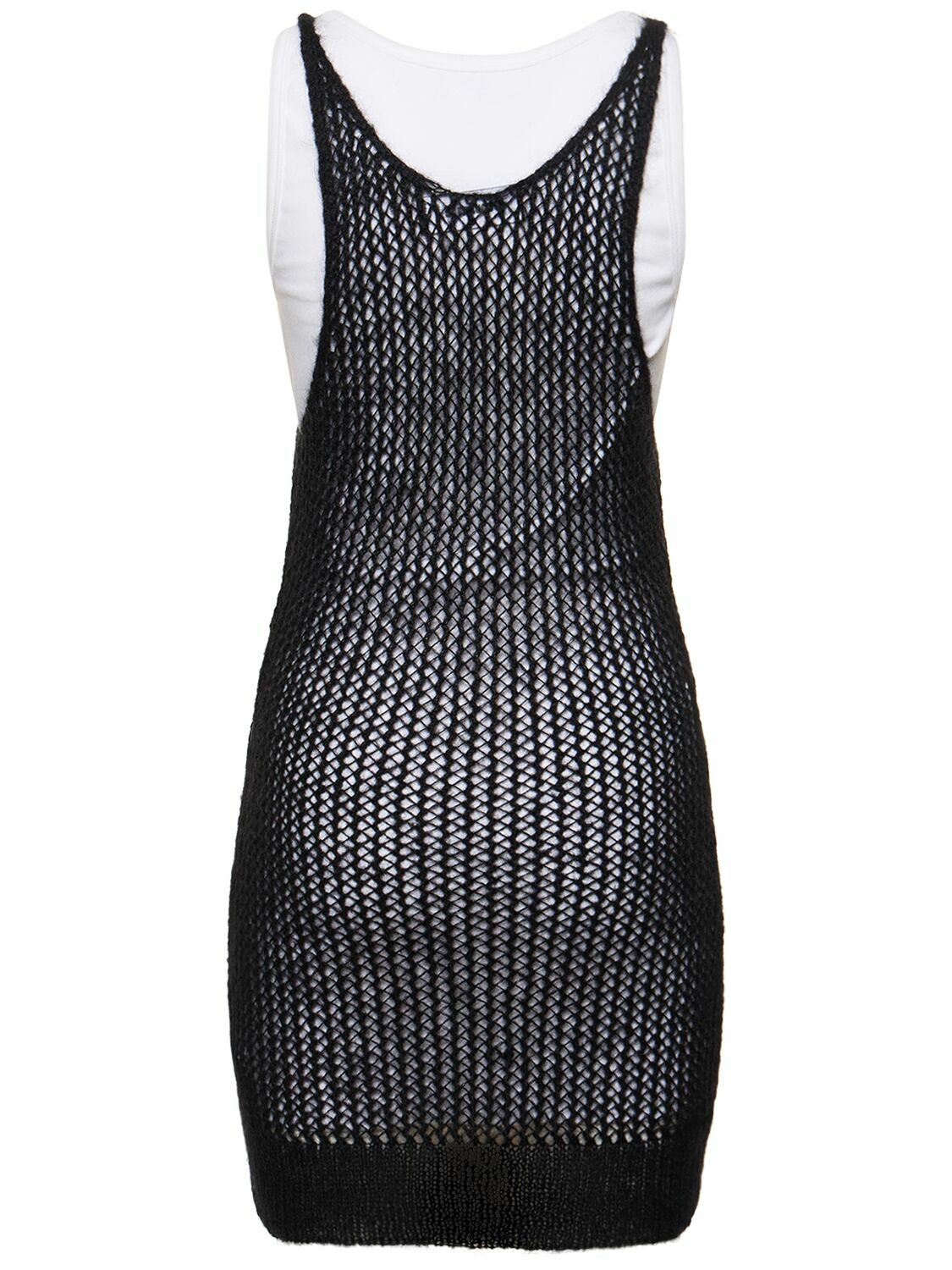 DSQUARED2 - Layered Knit & Jersey Tank Dresses Dsquared2 DSQUARED2 - Layered Knit & Jersey Tank Dresses Dsquared2