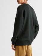 Loewe - Logo-Intarsia Wool-Blend Sweater - Green