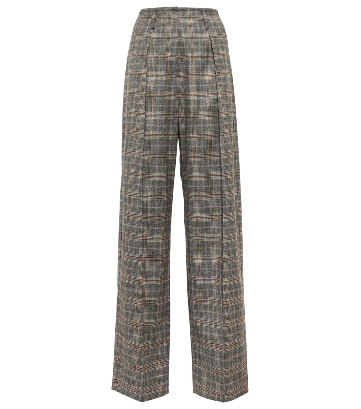 Photo: Brunello Cucinelli - Checked wool and cashmere pants