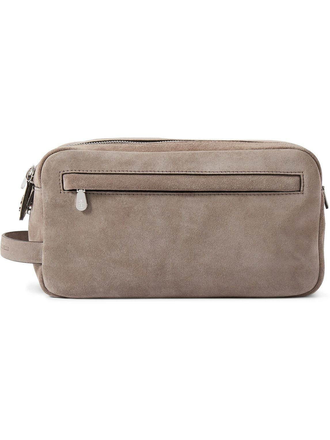 Brunello Cucinelli - Suede Wash Bag