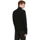 A-COLD-WALL* Black Merino Zip-Up Sweater