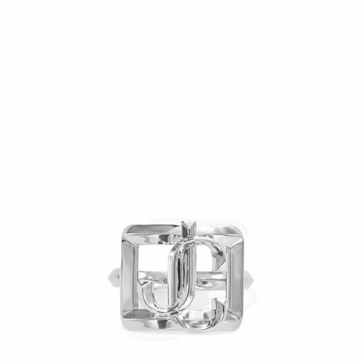 Photo: Jimmy Choo Square Jc Slim Ring 