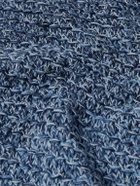 Etro - Degradé Cotton-Jacquard Sweater - Blue