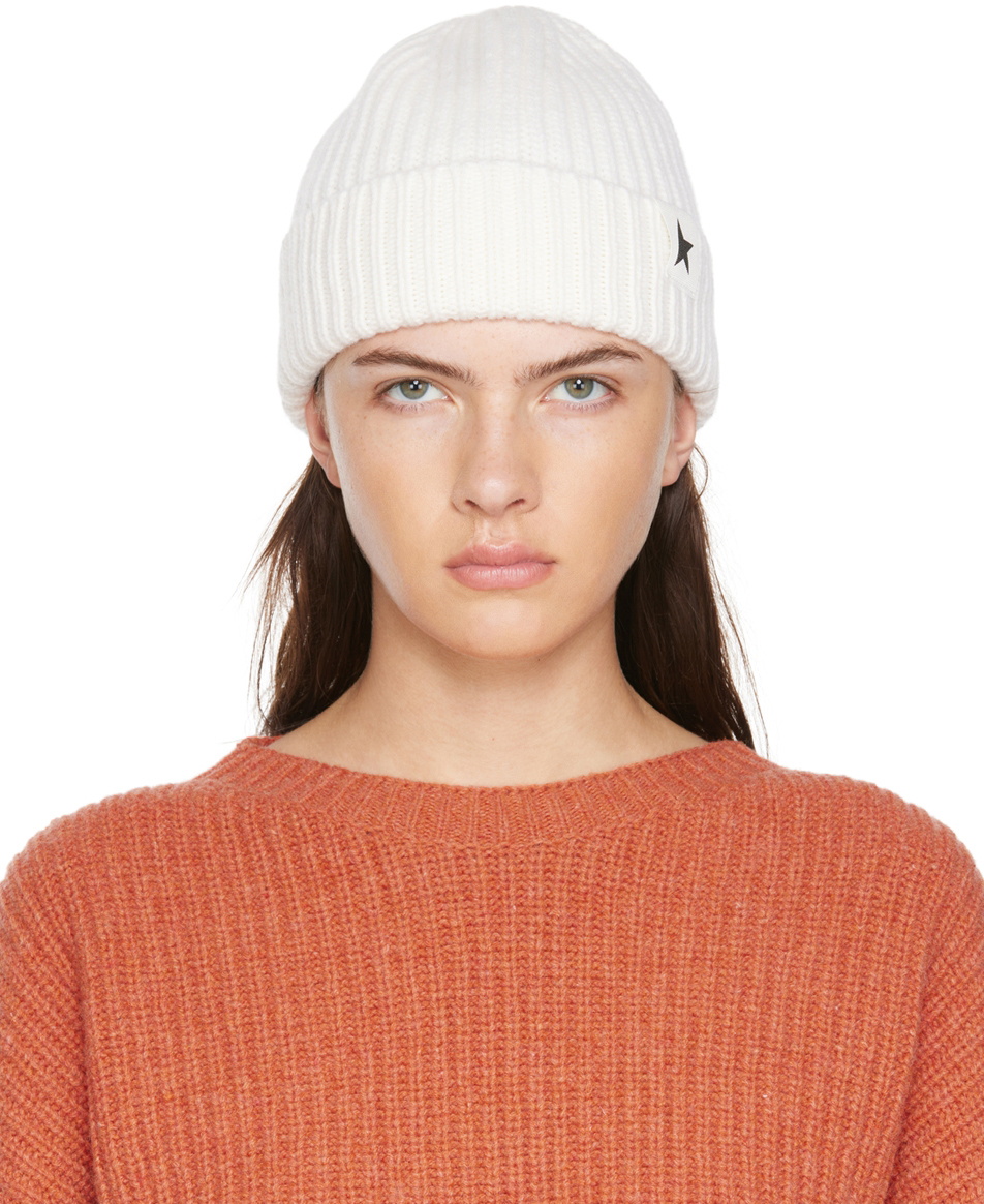 Golden Goose Black Damian Star Beanie Golden Goose Deluxe Brand