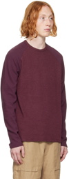 Vince Burgundy Raglan Sweater