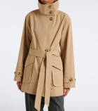 Varley Celina belted cotton-blend jacket