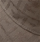 Fendi - Logo-Jacquard Cotton-Canvas Bucket Hat - Green