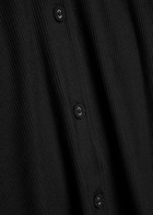 Skims Ribbed Stretch-modal Pyjama set Black