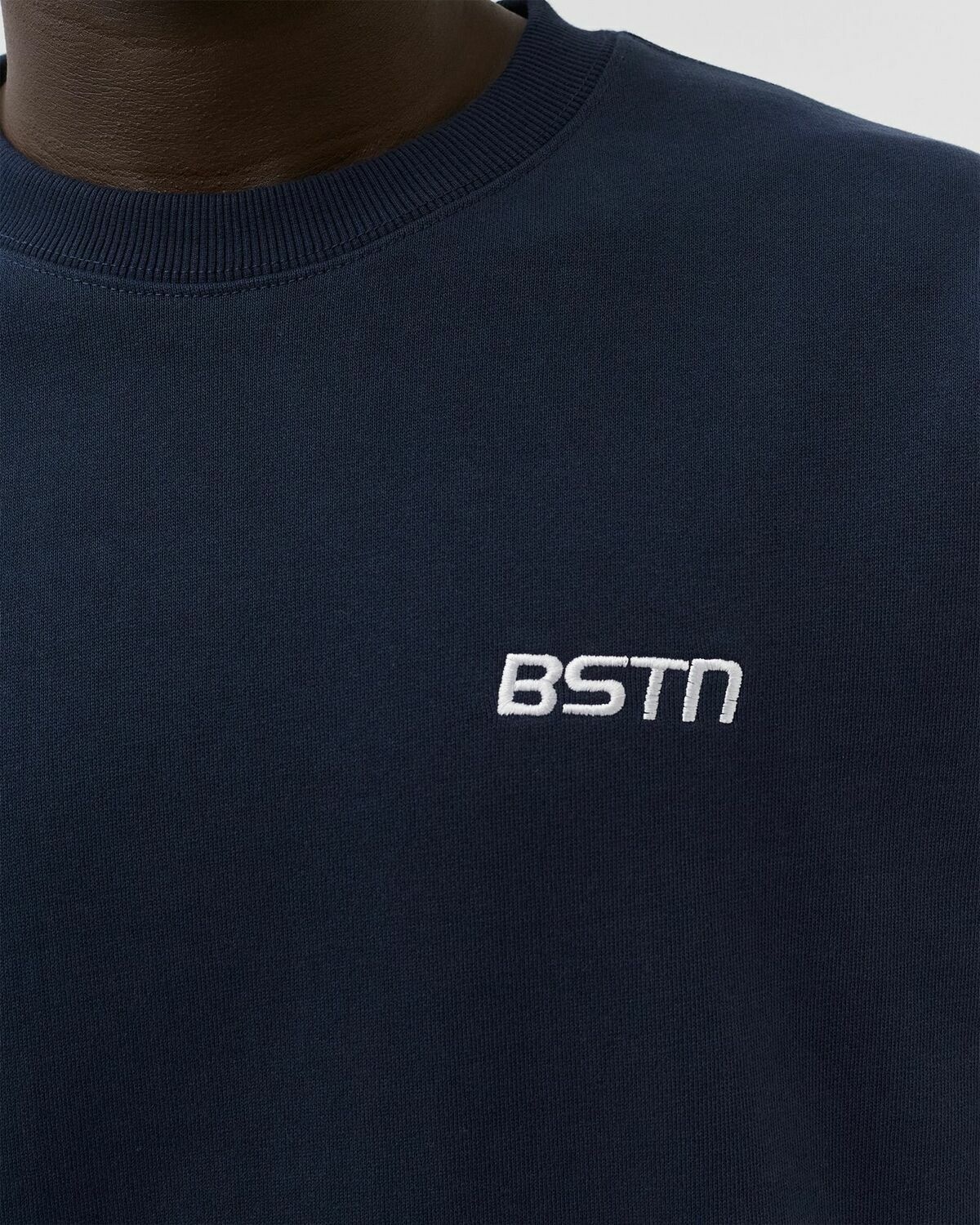 Bstn Brand Bstn Crewneck Blue - Mens - Sweatshirts