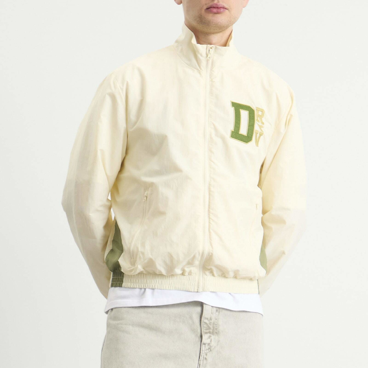 Diadora Men's Run Valley Track Jacket in Winter White