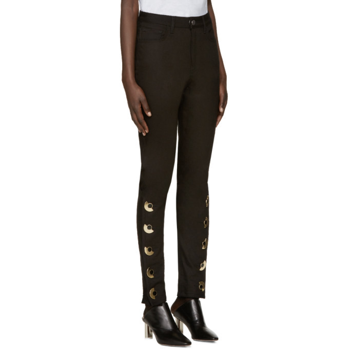 Anthony Vaccarello Black Skinny AV Jeans