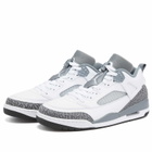 Air Jordan Spizike Low Sneaker in White/Grey/Anthracite