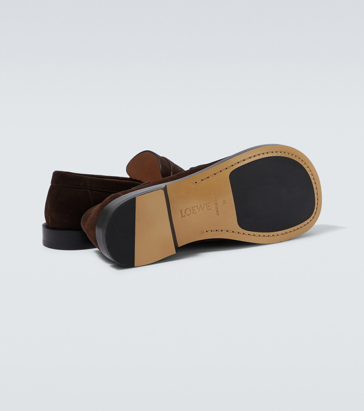 Loewe Campo suede penny loafers