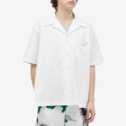 Valentino Men's V Detail Vacation Shirt in Bianco