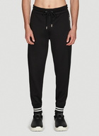 Tapered Track Pants in Black