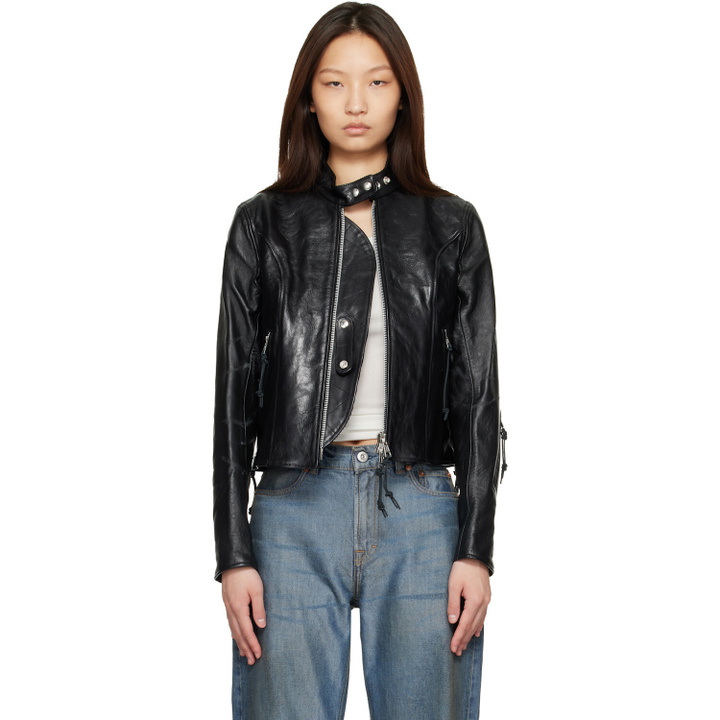Photo: OUR LEGACY Black Yokai Leather Jacket