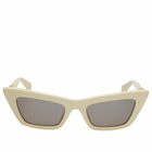 Bottega Veneta Eyewear Women's Bottega Veneta BV1446S Sunglasses in Beige/Brown 