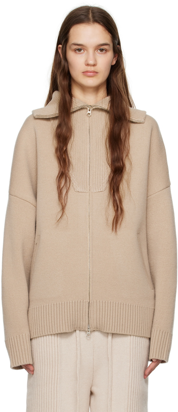 Trunk Project Beige Sailor Collar Sweater