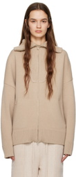 Trunk Project Beige Sailor Collar Sweater